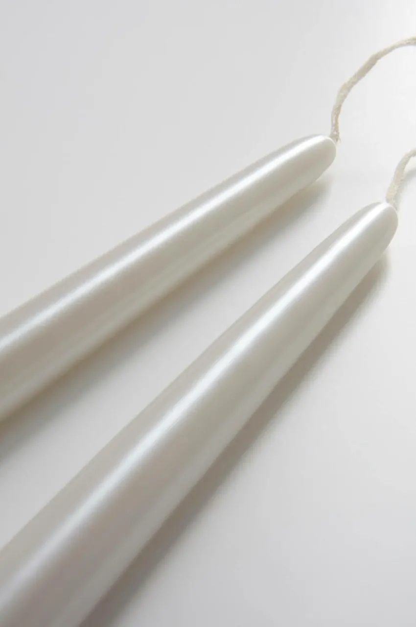 Ljus|Jotex VICKAN PEARL Antikljus 2-pack - Höjd 35 Cm Antikvit