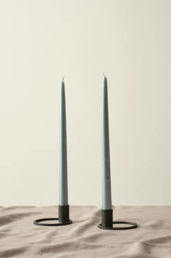 Ljus|Jotex VICKAN PEARL Antikljus 2-pack - Höjd 35 Cm Duvblå