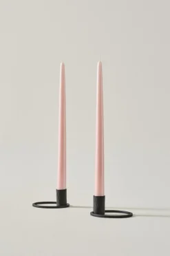 Ljus|Jotex VICKAN PEARL Antikljus 2-pack - Höjd 35 Cm Dimrosa