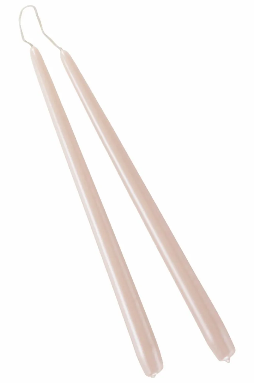 Ljus|Jotex VICKAN PEARL Antikljus 2-pack - Höjd 35 Cm Dimrosa