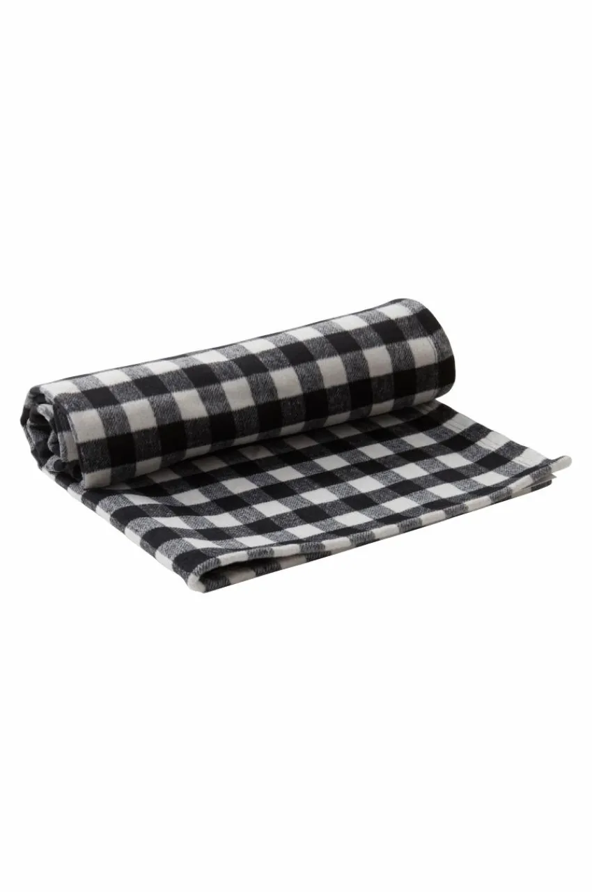 Djurtillbehör|Jotex VIDA Hundpläd/kattpläd Svart/vit