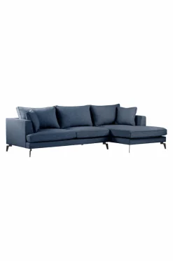 Soffor|Jotex VILLACH Soffa 3-sits Divan Höger Indigoblå