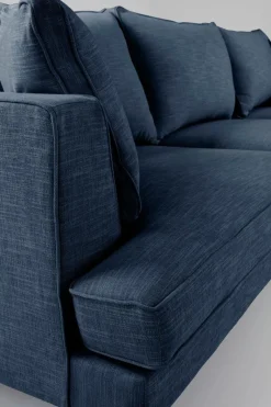 Soffor|Jotex VILLACH Soffa 3-sits Divan Höger Indigoblå