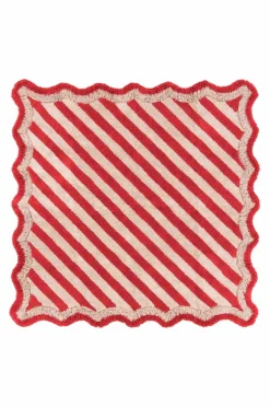 Bomulls- & Trasmattor|Jotex VIOLETA Kvadratisk Bomullsmatta 250x250 Cm Rosa/röd