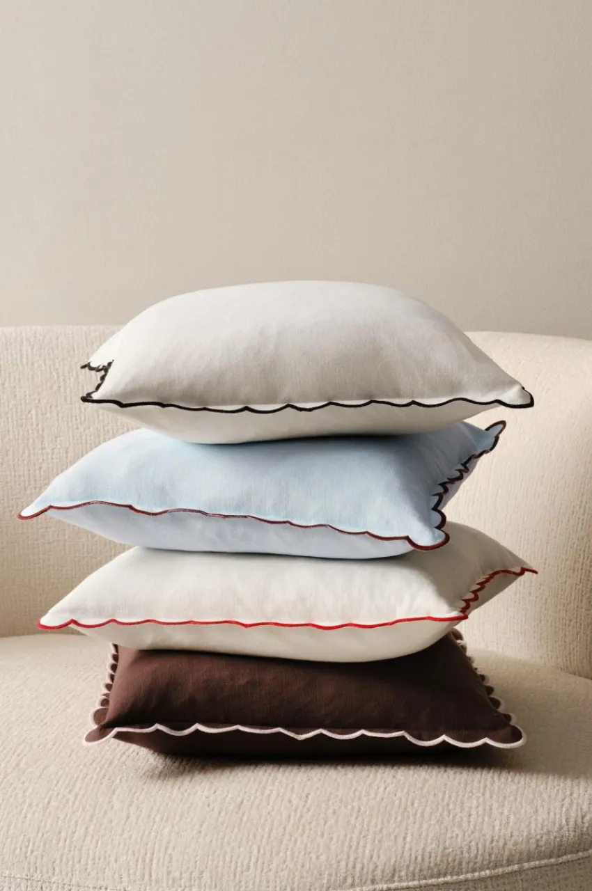 Prydnadskuddar & Fodral|Jotex VIVIAN Kuddfodral 45x45 Cm Blå/brun