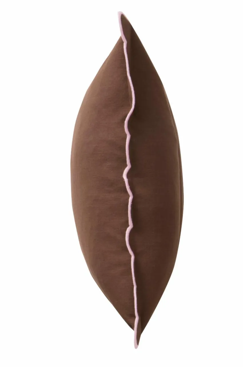 Prydnadskuddar & Fodral|Jotex VIVIAN Kuddfodral 45x45 Cm Brun/rosa