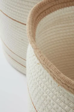 Förvaring|Förvaring|Jotex VIVIANNE Förvaringskorg 2-pack Naturvit/beige