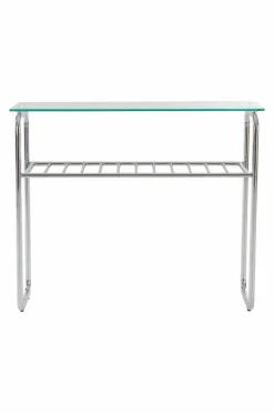Bord|Jotex WALLE Sideboard 32x100 Cm Krom/glas