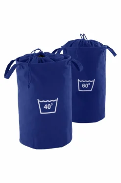 Tvättkorgar|Jotex WASHA Tvättkorg 2-pack Koboltblå