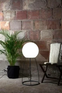 Utebelysning|Utebelysning|Jotex WILLE Golvlampa - 100 Cm Vit