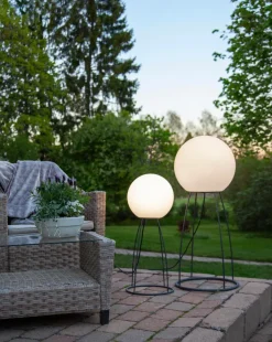Utebelysning|Utebelysning|Jotex WILLE Golvlampa - 70 Cm Vit