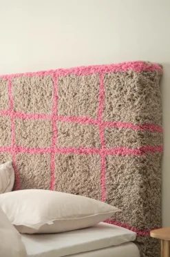 Sänggavlar|Jotex WINK Sänggavel 180 Cm Rosa/grå