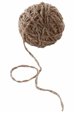 Presentpapper & Snöre|Juldekoration|Jotex WOOLY Ullsnöre - Längd 50 Meter Brun/beige