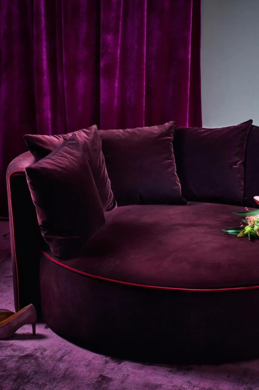 Soffor|Jotex WYOMING Soffa 2-sits Mörk vinröd