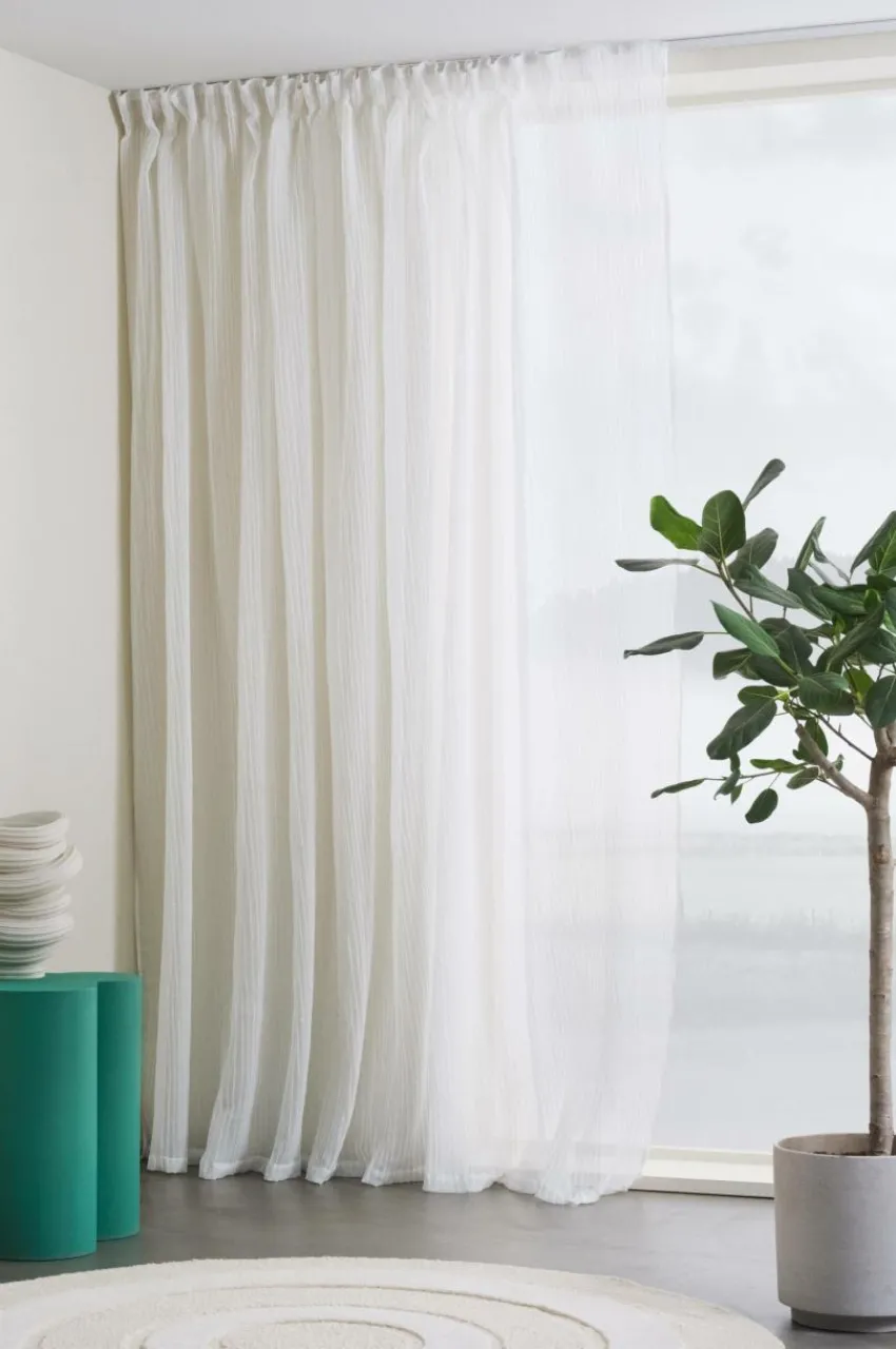 Multifunktionsgardiner|Jotex YUNA Multifunktionsgardin 1 Längd - Extra Bred Naturvit