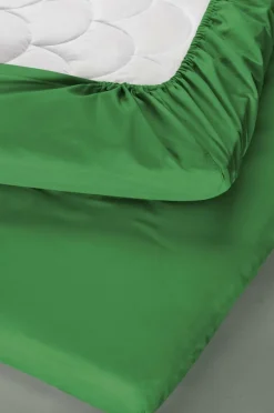 Barnsängkläder|Jotex ZACK BABY Dra-på-lakan Vagn/vagga 40x90 Cm - Ekologisk Grön
