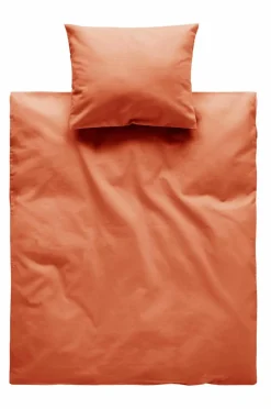 Barnsängkläder|Jotex ZACK BABY Påslakanset Vagn/vagga - Ekologisk Orange