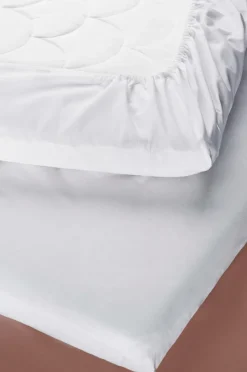 Barnsängkläder|Jotex ZACK MINI Dra-på-lakan Juniorsäng 70x160 Cm - Ekologisk Vit