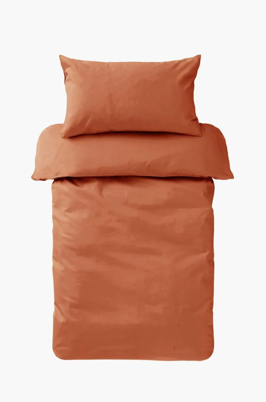 Barnsängkläder|Jotex ZACK MINI Påslakanset Spjälsäng - Ekologisk Orange
