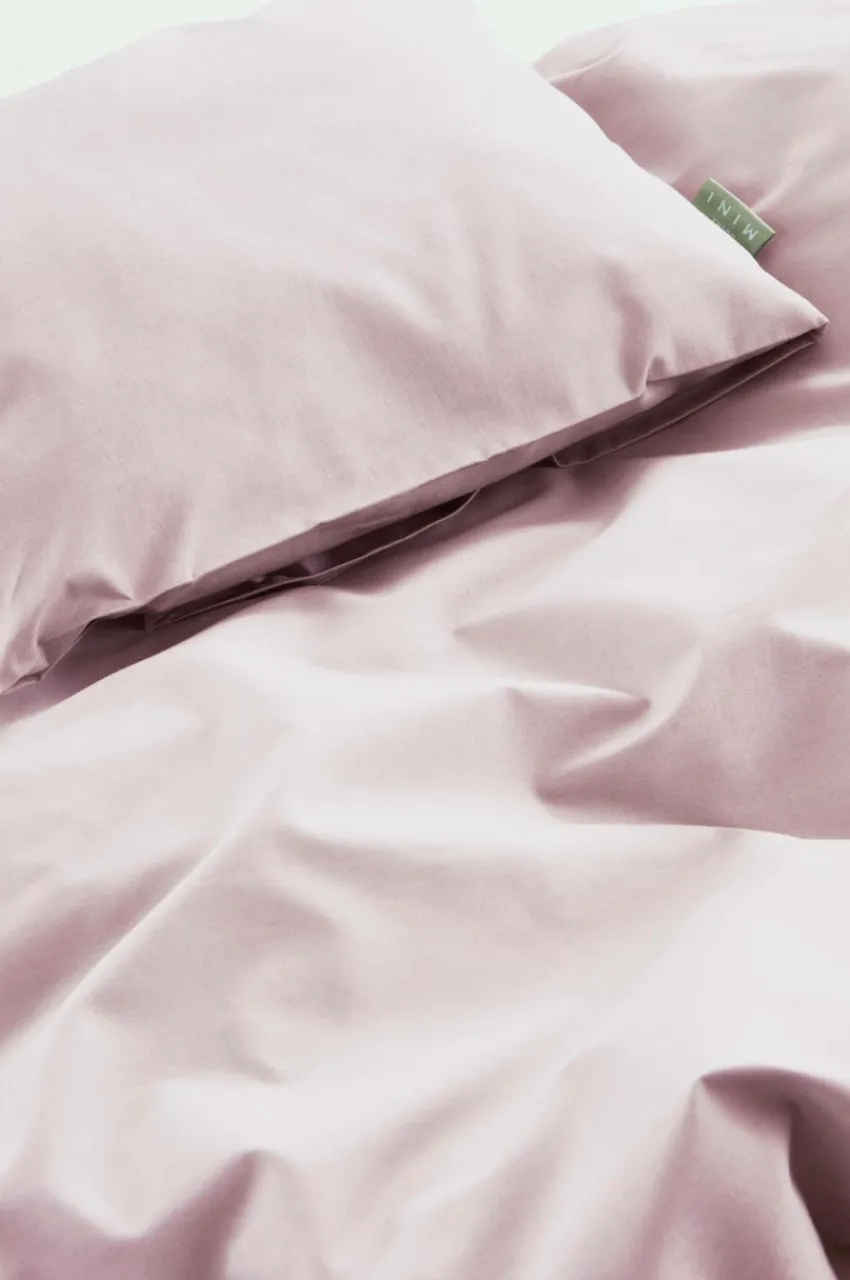 Barnsängkläder|Jotex ZACK PERCALE BABY Påslakanset Vagn/vagga - Ekologisk Puderrosa
