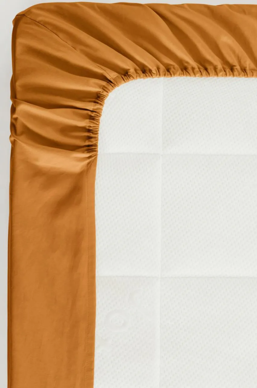 Dra-På-Lakan|Jotex ZACK PERCALE Dra-på-lakan - Ekologisk Curry