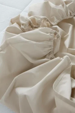 Dra-På-Lakan|Jotex ZACK PERCALE Dra-på-lakan - Ekologisk Ljusbeige