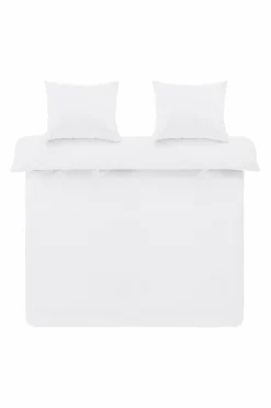 Påslakanset|Jotex ZACK PERCALE Påslakanset Dubbelsäng Ekologisk Vit