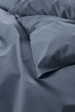 Påslakanset|Jotex ZACK PERCALE Påslakanset Dubbelsäng Ekologisk Åskblå