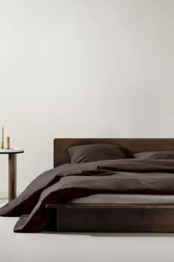 Påslakanset|Jotex ZACK PERCALE Påslakanset Dubbelsäng Ekologisk Choklad