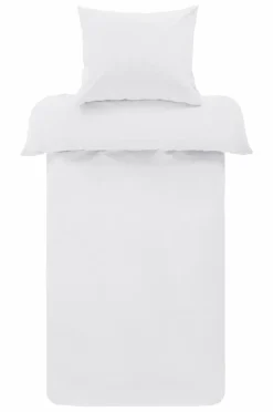 Påslakanset|Jotex ZACK PERCALE Påslakanset Enkelsäng - Ekologisk Vit