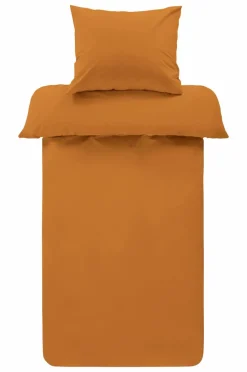 Påslakanset|Jotex ZACK PERCALE Påslakanset Enkelsäng - Ekologisk Curry