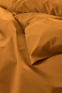 Påslakanset|Jotex ZACK PERCALE Påslakanset Enkelsäng - Ekologisk Curry