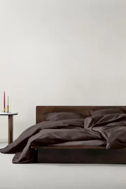 Påslakanset|Jotex ZACK PERCALE Påslakanset Enkelsäng - Ekologisk Choklad