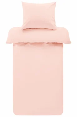 Påslakanset|Jotex ZACK PERCALE Påslakanset Enkelsäng - Ekologisk Blek persika