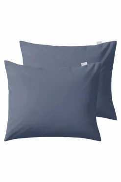 Örngott|Jotex ZACK PERCALE örngott 2-pack - Ekologisk Åskblå