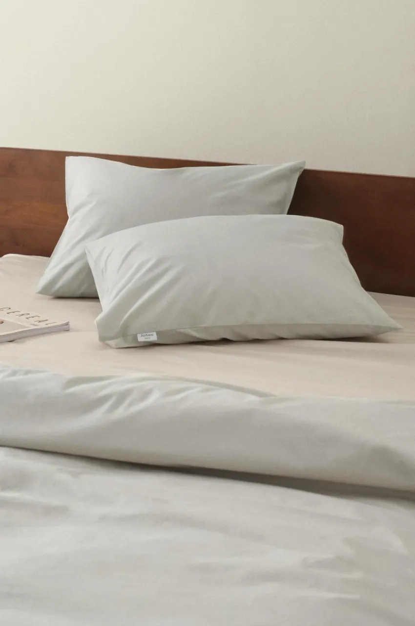 Örngott|Jotex ZACK PERCALE örngott 2-pack - Ekologisk Ljusbeige