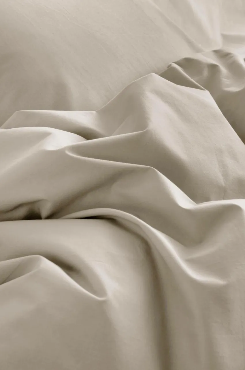 Påslakanset|Jotex ZACK Påslakanset Dubbelsäng Ekologisk Beige