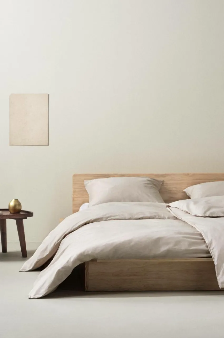 Påslakanset|Jotex ZACK Påslakanset Enkelsäng - Ekologisk Beige