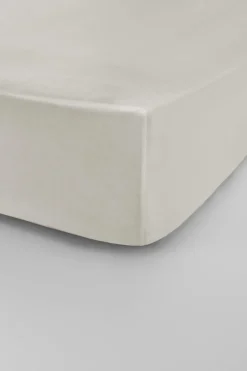 Dra-På-Lakan|Jotex ZACK SATIN Dra-på-lakan, Hög Madrass - Ekologisk Beige
