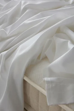 Lakan|Jotex ZACK SATIN Lakan Ekologisk Vit