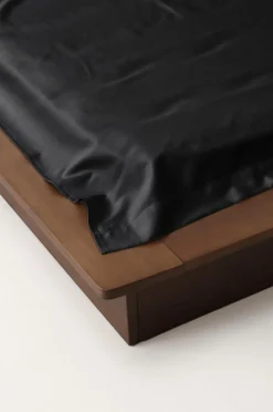 Lakan|Jotex ZACK SATIN Lakan Ekologisk Svart