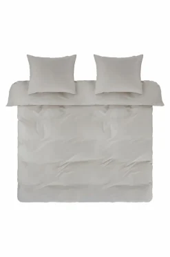 Påslakanset|Jotex ZACK SATIN Påslakanset Dubbelsäng Ekologisk Beige