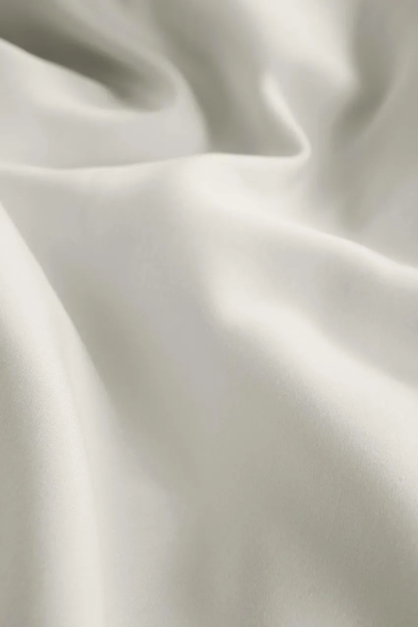 Påslakanset|Jotex ZACK SATIN Påslakanset Dubbelsäng Ekologisk Beige