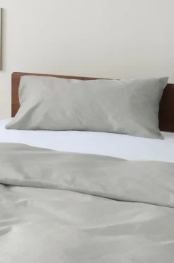 Örngott|Jotex ZACK SATIN örngott 90x50 Cm - Ekologisk Grå