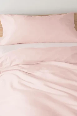 Örngott|Jotex ZACK SATIN örngott 90x50 Cm - Ekologisk Blekrosa