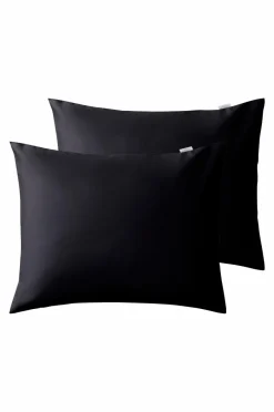 Örngott|Jotex ZACK SATIN örngott 60x50 Cm 2-pack - Ekologisk Svart