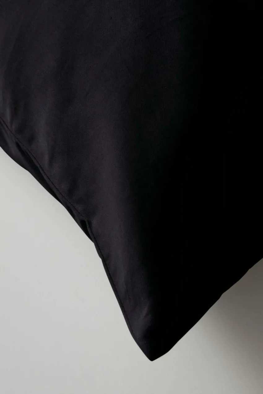Örngott|Jotex ZACK SATIN örngott 60x50 Cm 2-pack - Ekologisk Svart