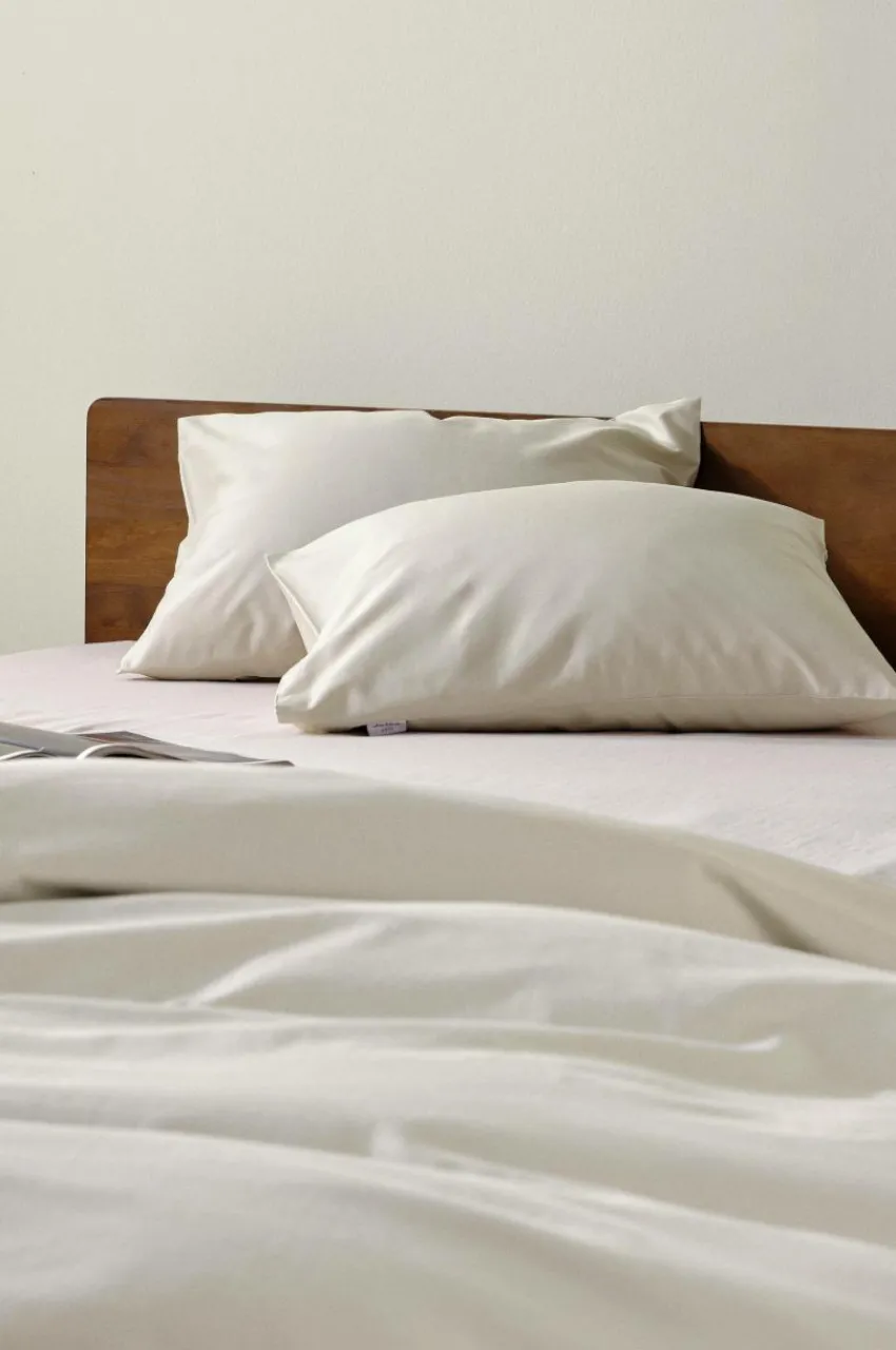 Örngott|Jotex ZACK SATIN örngott 60x50 Cm 2-pack - Ekologisk Beige