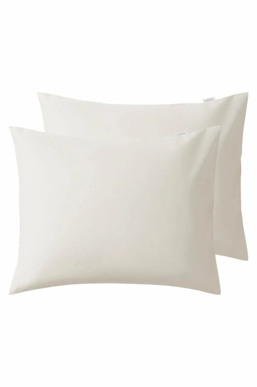 Örngott|Jotex ZACK SATIN örngott 60x50 Cm 2-pack - Ekologisk Beige