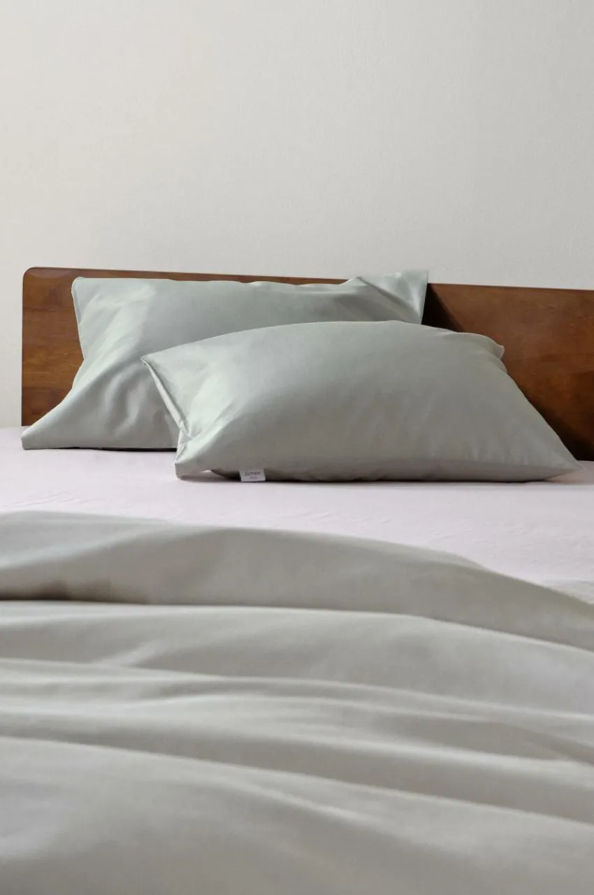 Örngott|Jotex ZACK SATIN örngott 60x50 Cm 2-pack - Ekologisk Grå
